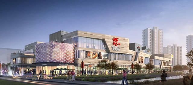 开放式体验商业街定海宝龙天地打破传统大盒子模式展示性强