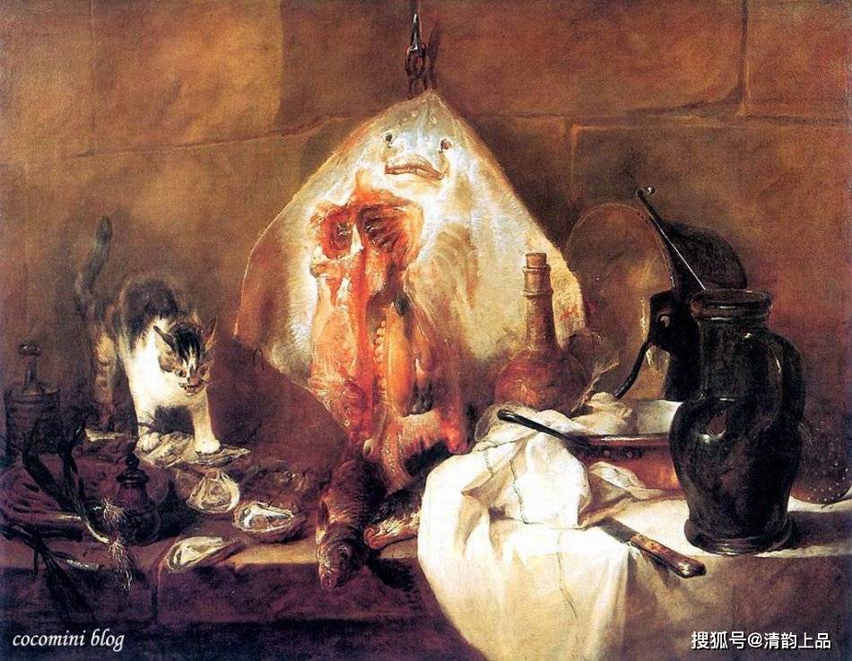 法国画家夏尔丹油画作品欣赏_搜狐网