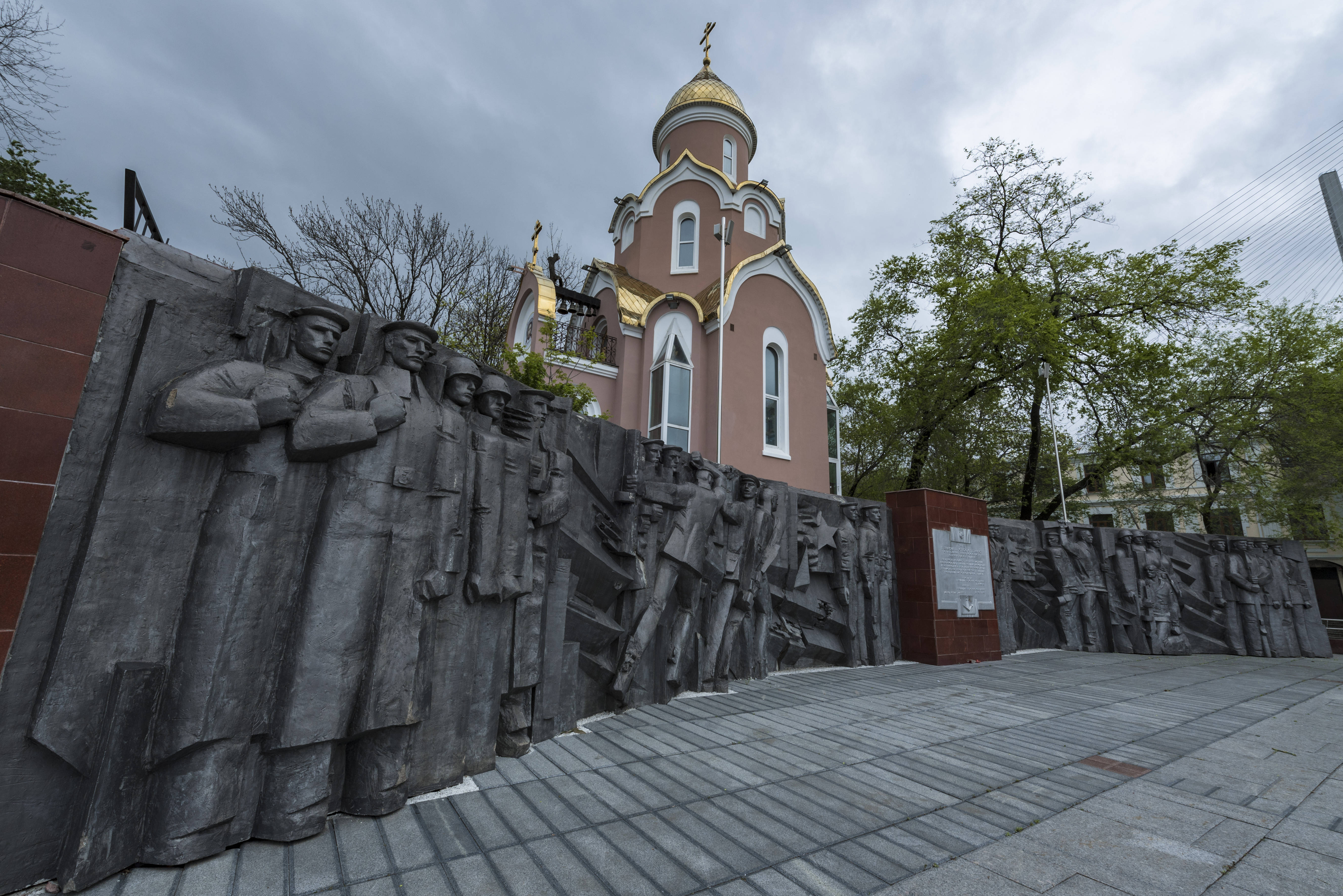 俄罗斯北方舰队所在地无名英雄纪念碑广场