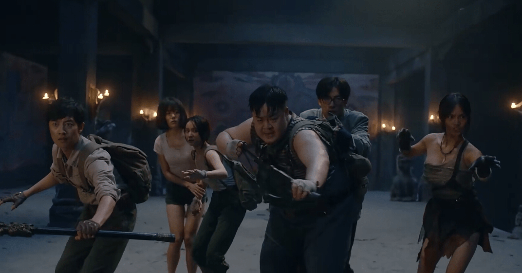 原创电影胡八一首次下墓与守墓人狼女并肩作战看着很有cp感