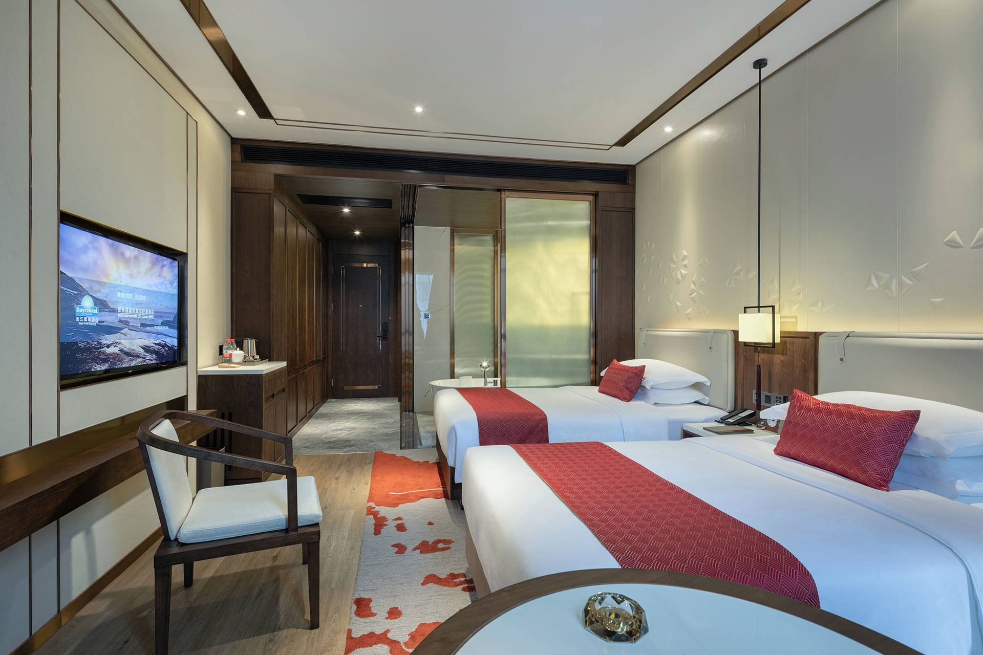 新中式风格的滨江戴斯酒店设计分享