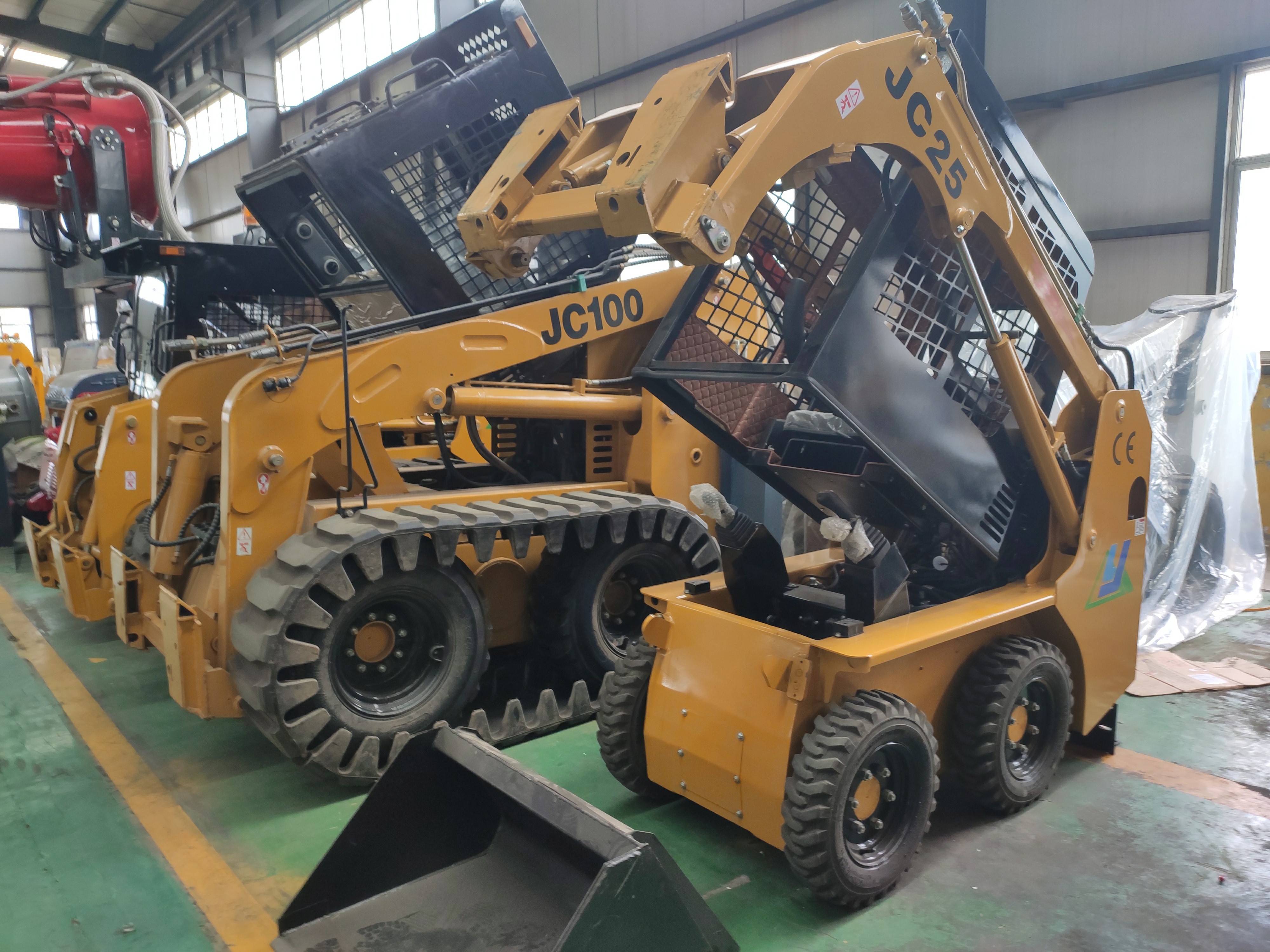 室内狭小空间25滑移装载机参数实拍