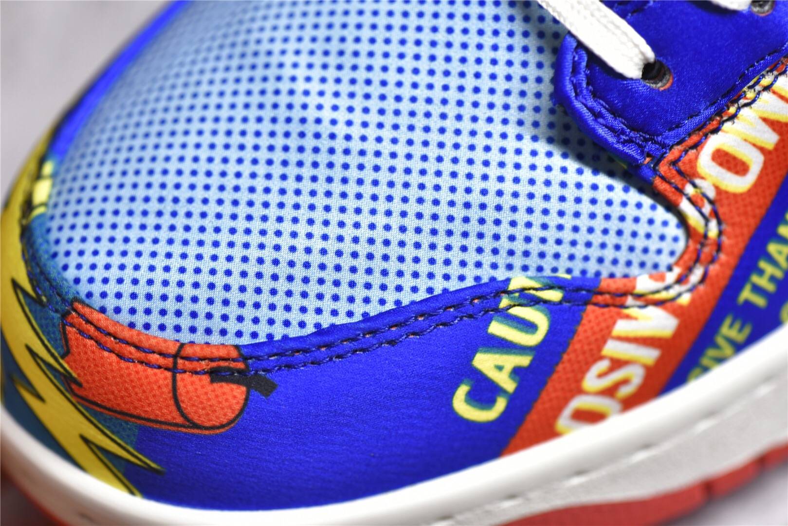 耐克蓝红鞭炮nikedunklowfirecracker新年限定双层刮刮乐板鞋