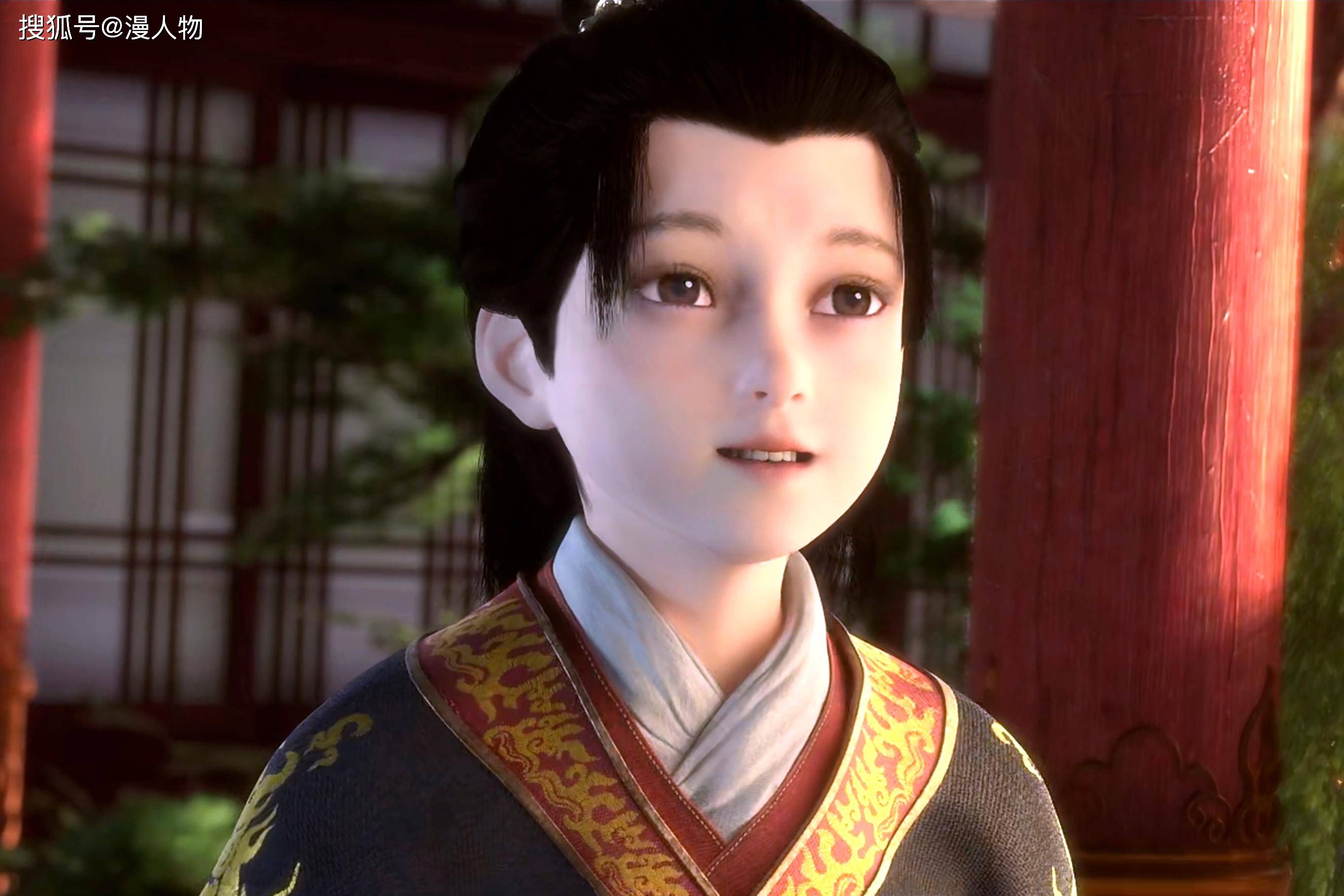原创斗破苍穹萧炎小时候有女相还与秦羽撞脸网友萧潇模型