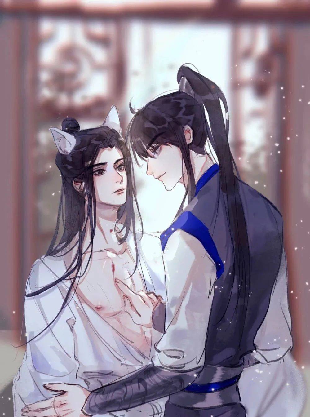 《二哈和他的白猫师尊》唯美古风壁纸_小伙伴