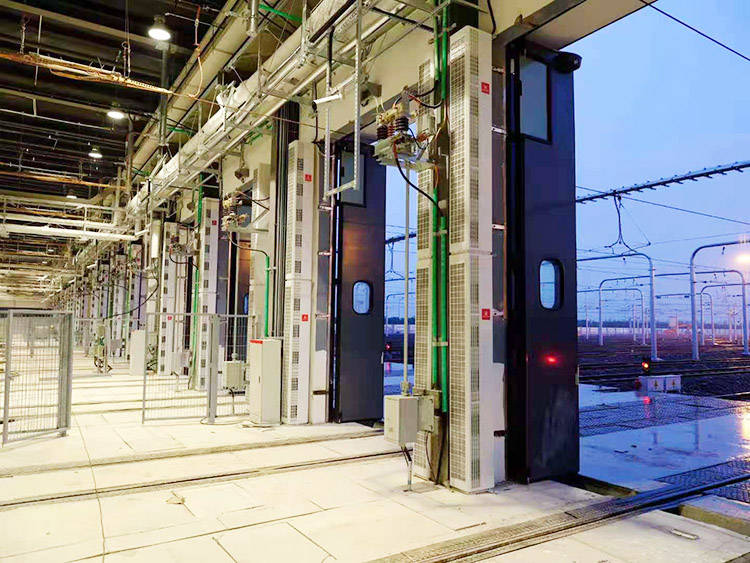 康平模块化高速空气幕应用天津地铁6号线车辆段,人机远程联动,低能耗