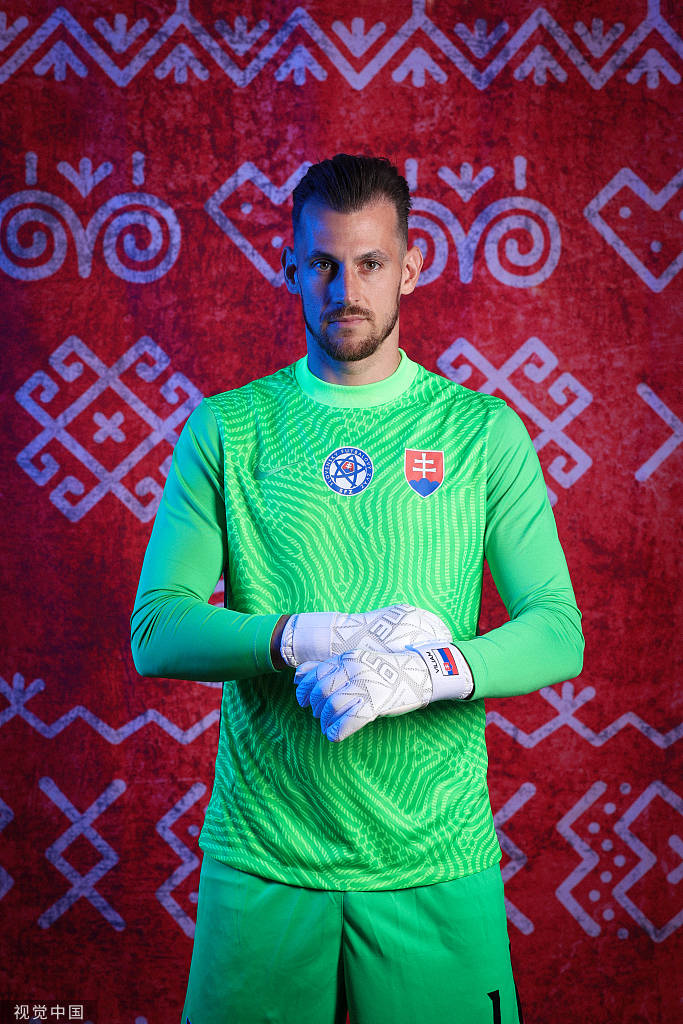 高清图:斯洛伐克发布官方写真 哈姆西克双手合十
