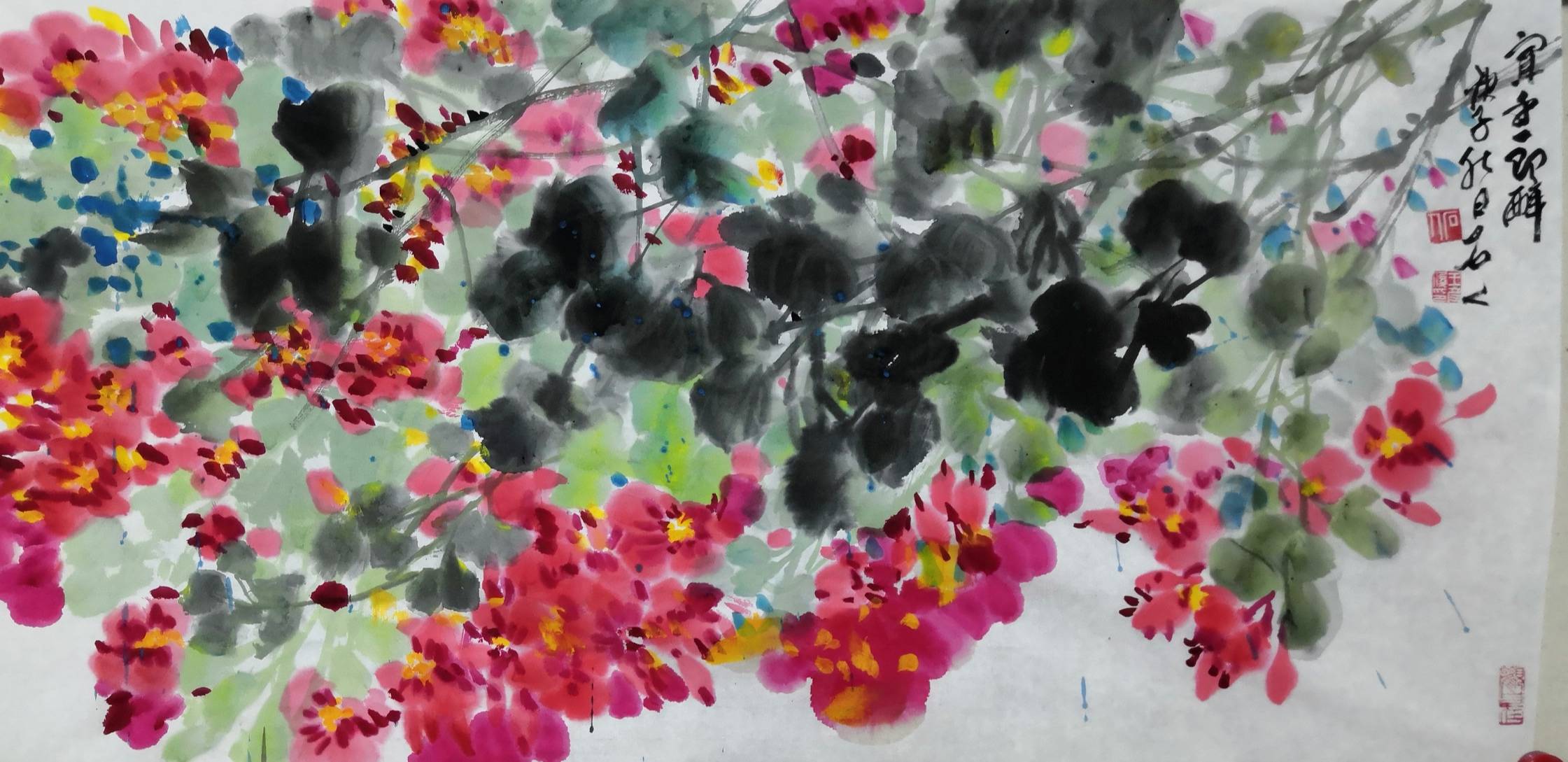 画家石人2021年6月新作欣赏