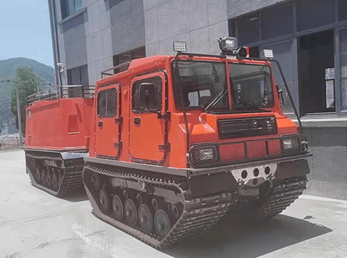 全地形铰接式履带运输车,耐高温性强,具有两栖能力,防汛抗旱水域真正