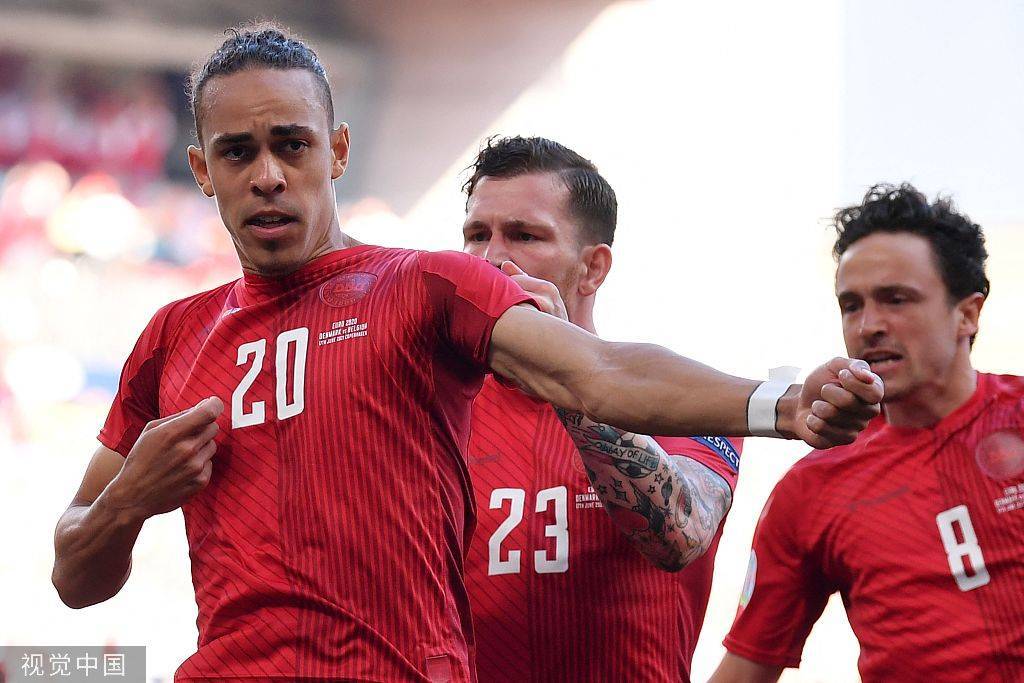 欧洲杯-波尔森开场闪击破门 比利时半场0-1丹麦_埃里克森