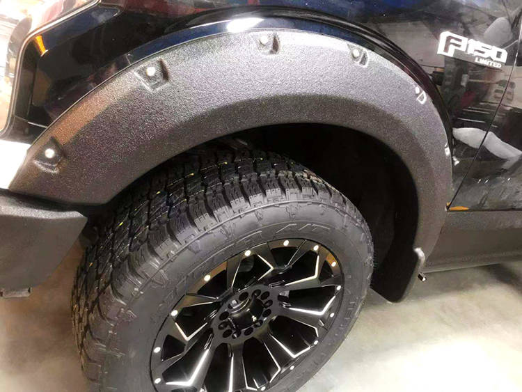 福特f150猛禽改装,易损件喷涂猿金刚防爆装甲涂层