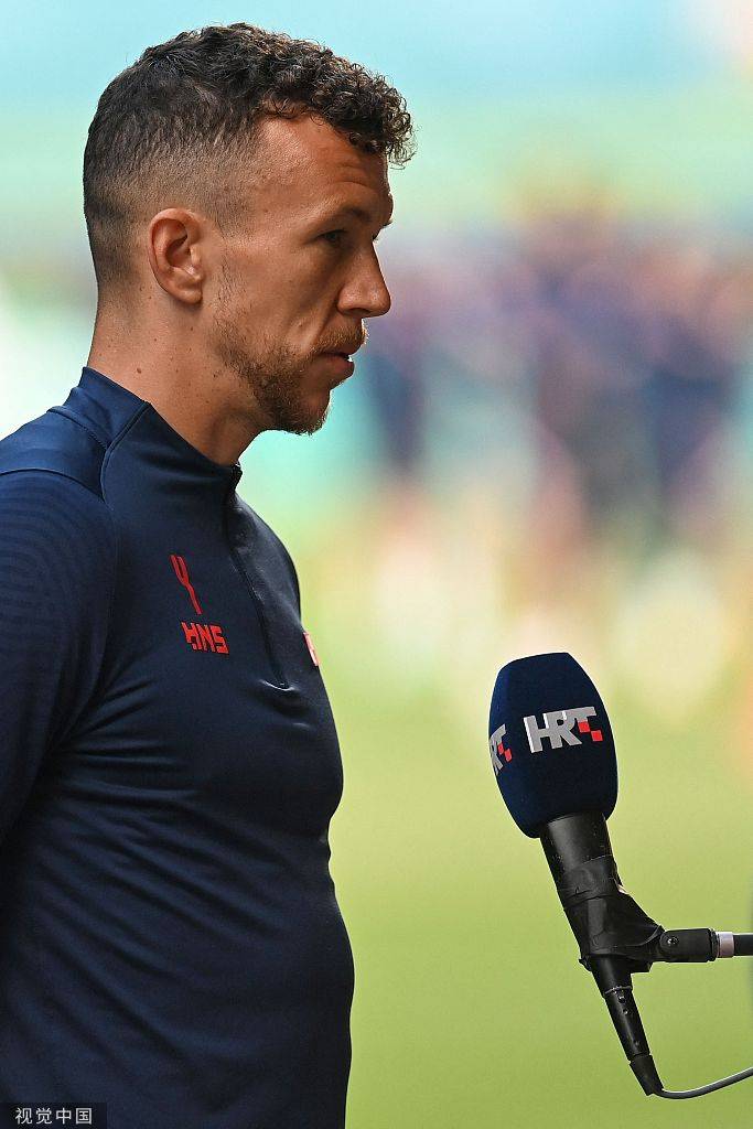 高清图克罗地亚末轮备战佩里西奇接受采访