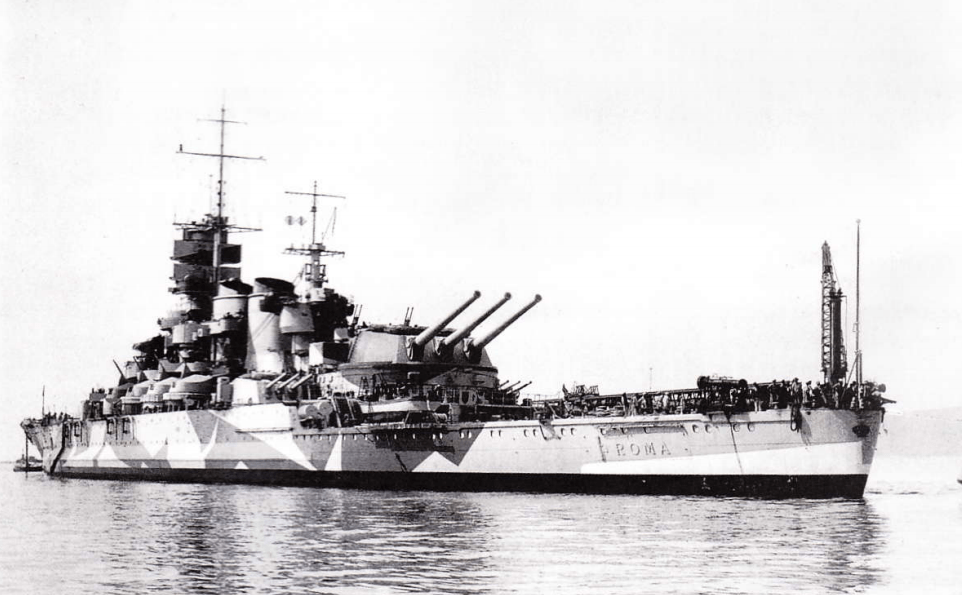 意大利皇家海军的希望之光,却成为第一个惨死于制导武器的战列舰