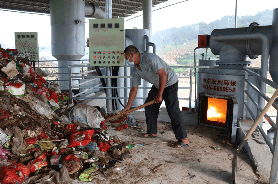 相见恨晚!当农村生活垃圾遇见这款小型垃圾焚烧炉后,结果喜人