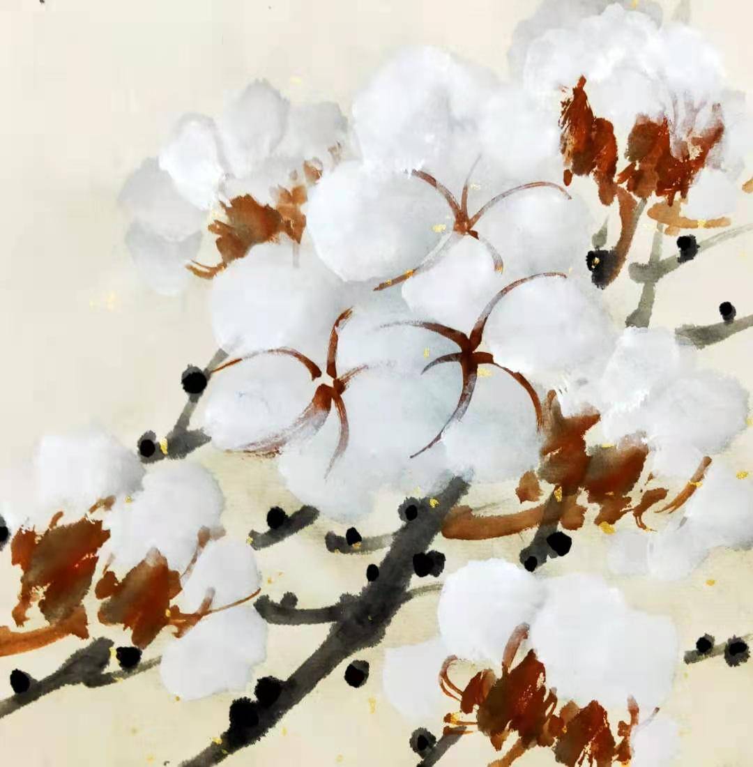 写意棉花第一人徐春生作品欣赏