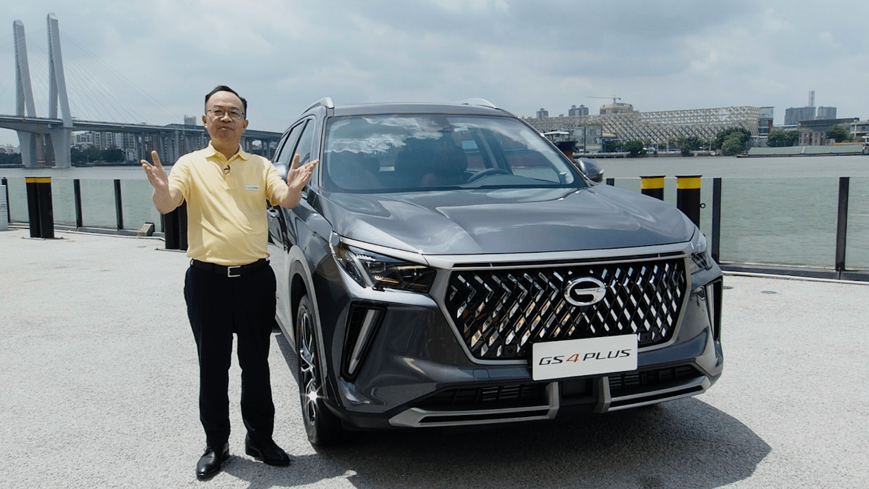 广汽乘用车总经理张跃赛介绍传祺gs4 plus