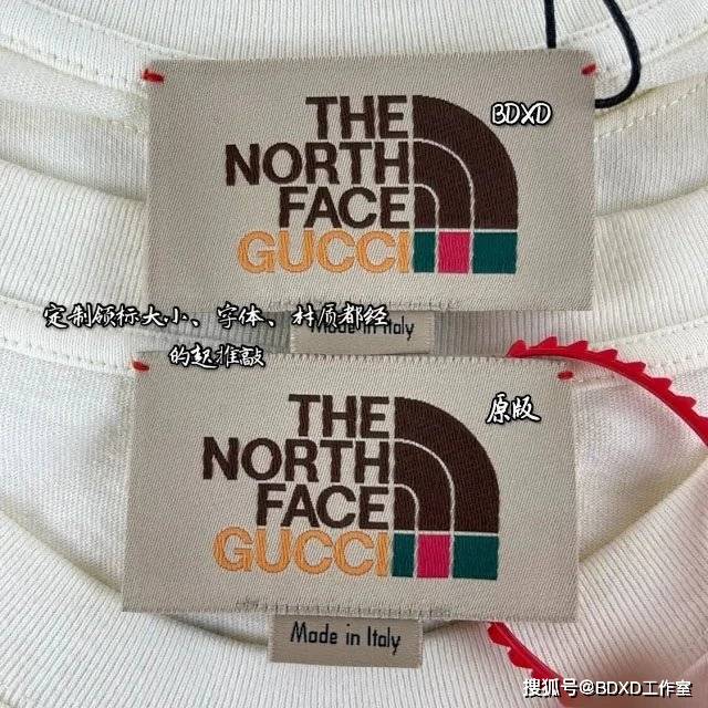 Gucci|Gucci & TNF聯名款短袖T恤