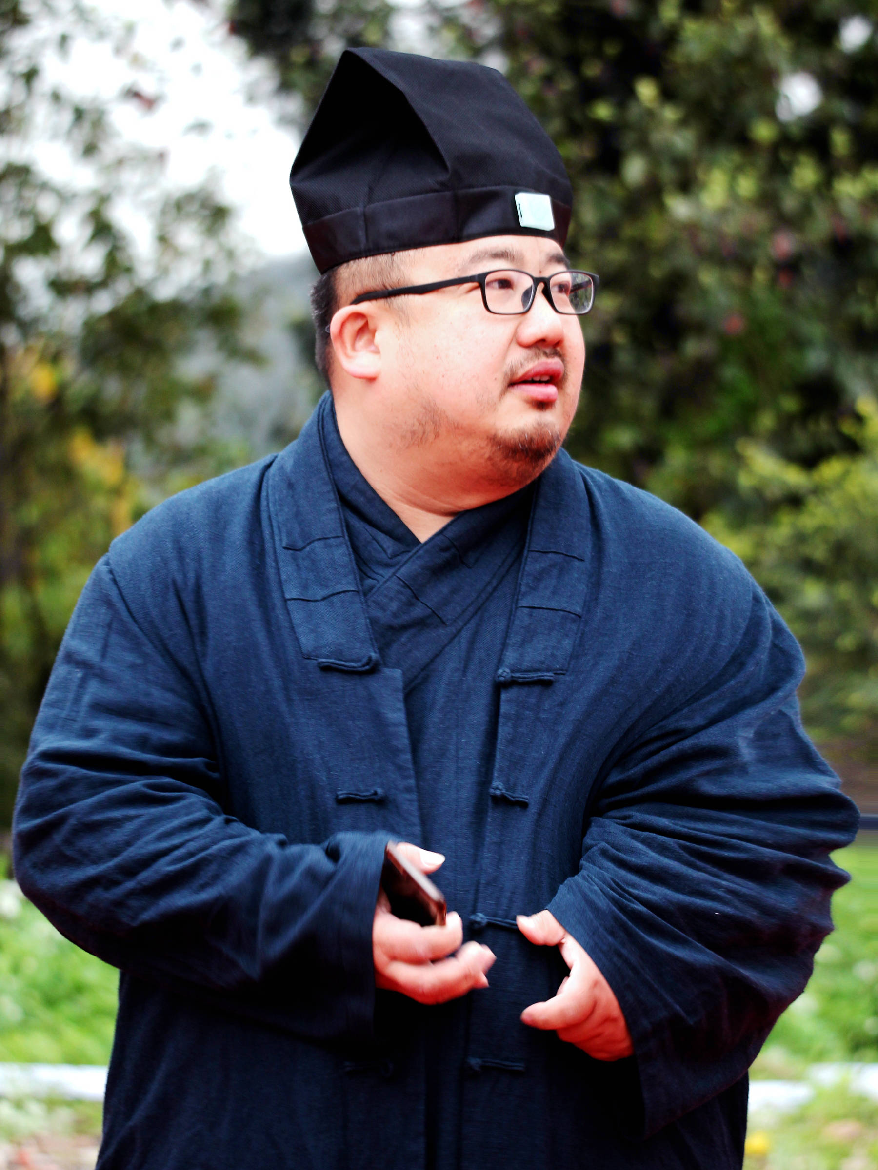 致吾师读书台道观住持王山仁道长
