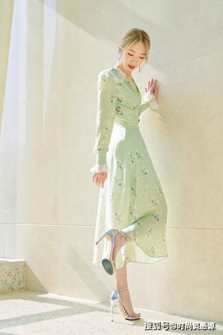 设计|春夏碎花连衣裙教科书：景甜、虞书欣、孟美岐