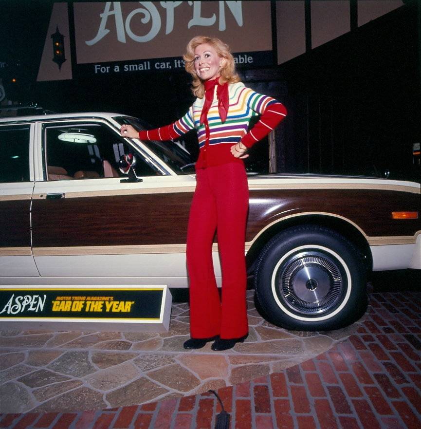 欧美老照片:七十年代的车展与车模