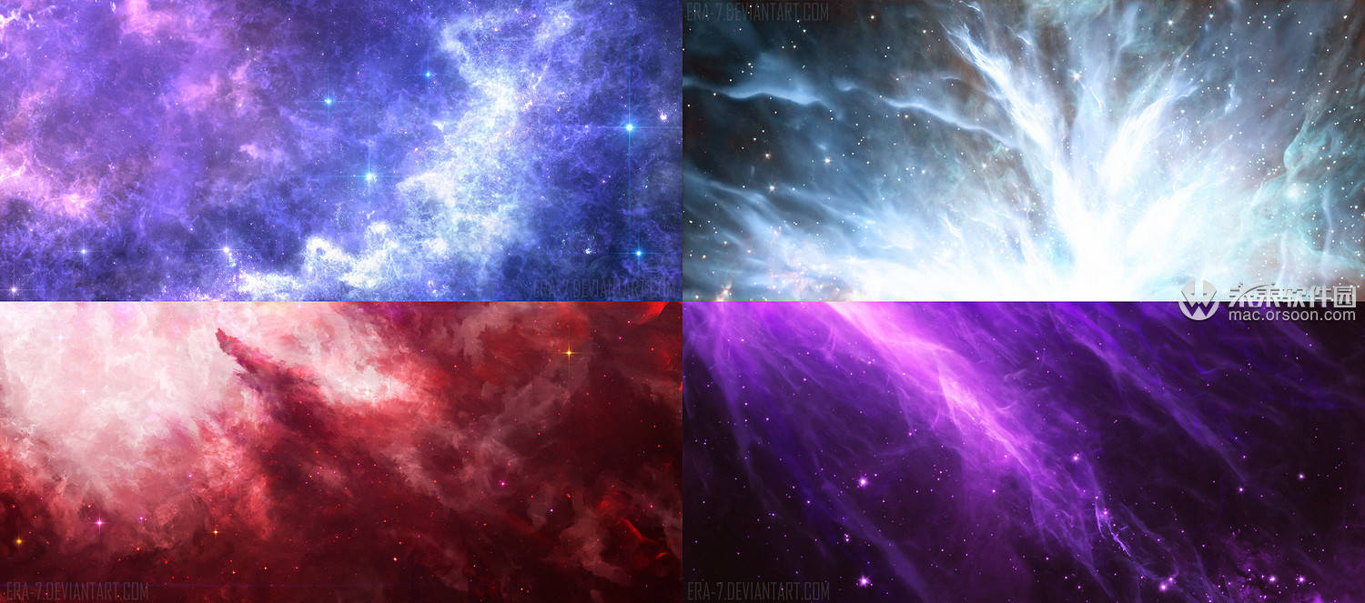 宇宙星空背景效果ps笔刷