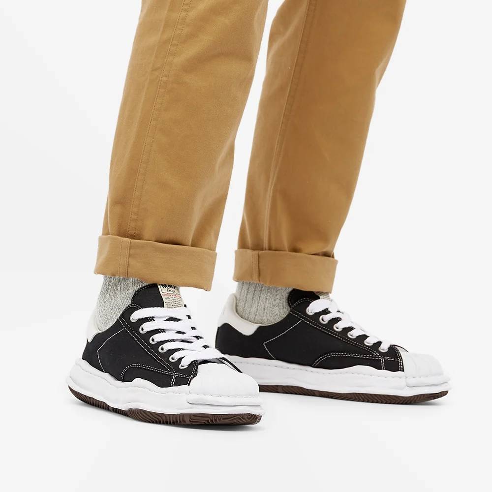 ss|MMY/Maison Mihara Yasuhiro Original STC Sole Leather贝壳头雪糕底帆布板鞋