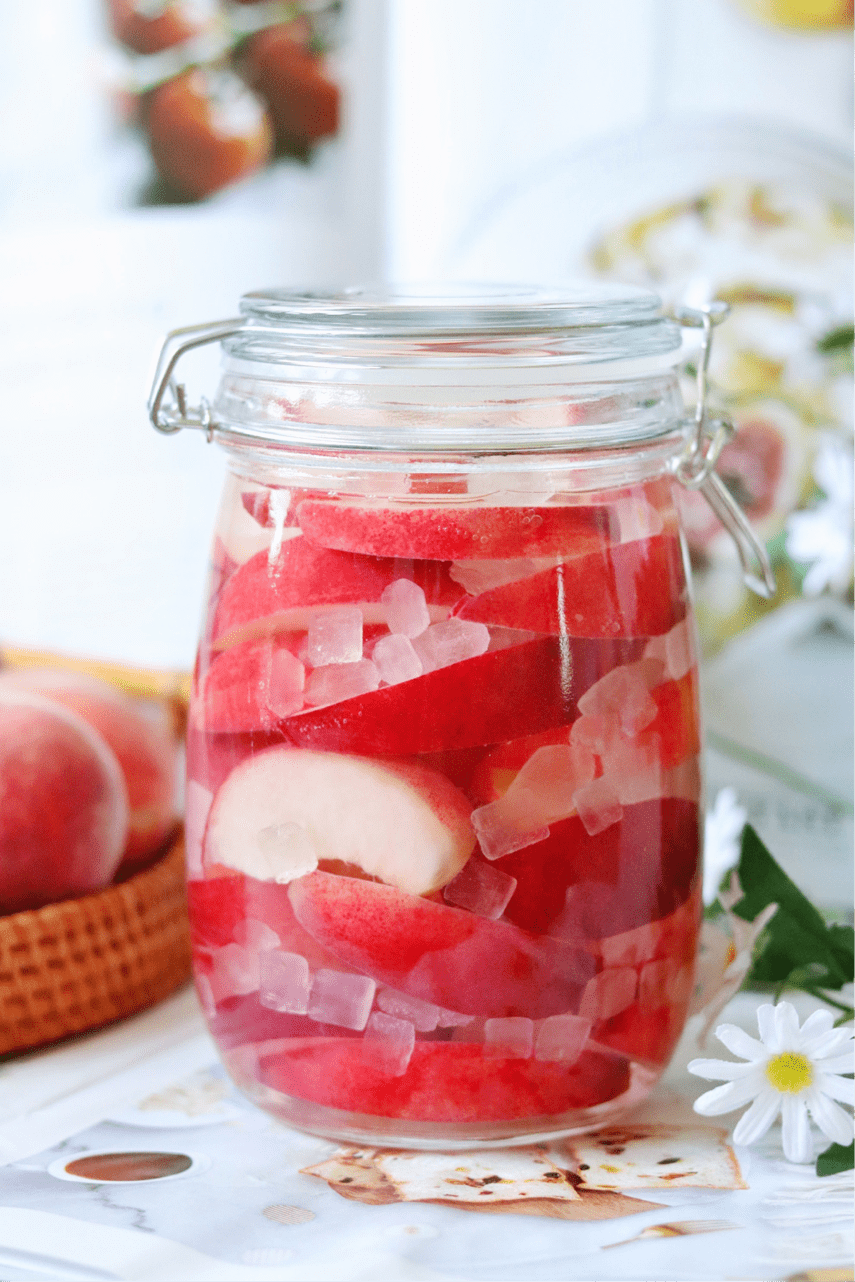 零失败自制蜜桃酒不香吗?_桃子