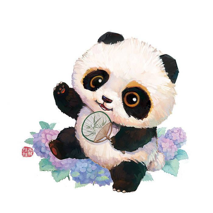 竹熊的命名是因为主要食物是竹子,熊猫是不是很呆萌可爱?