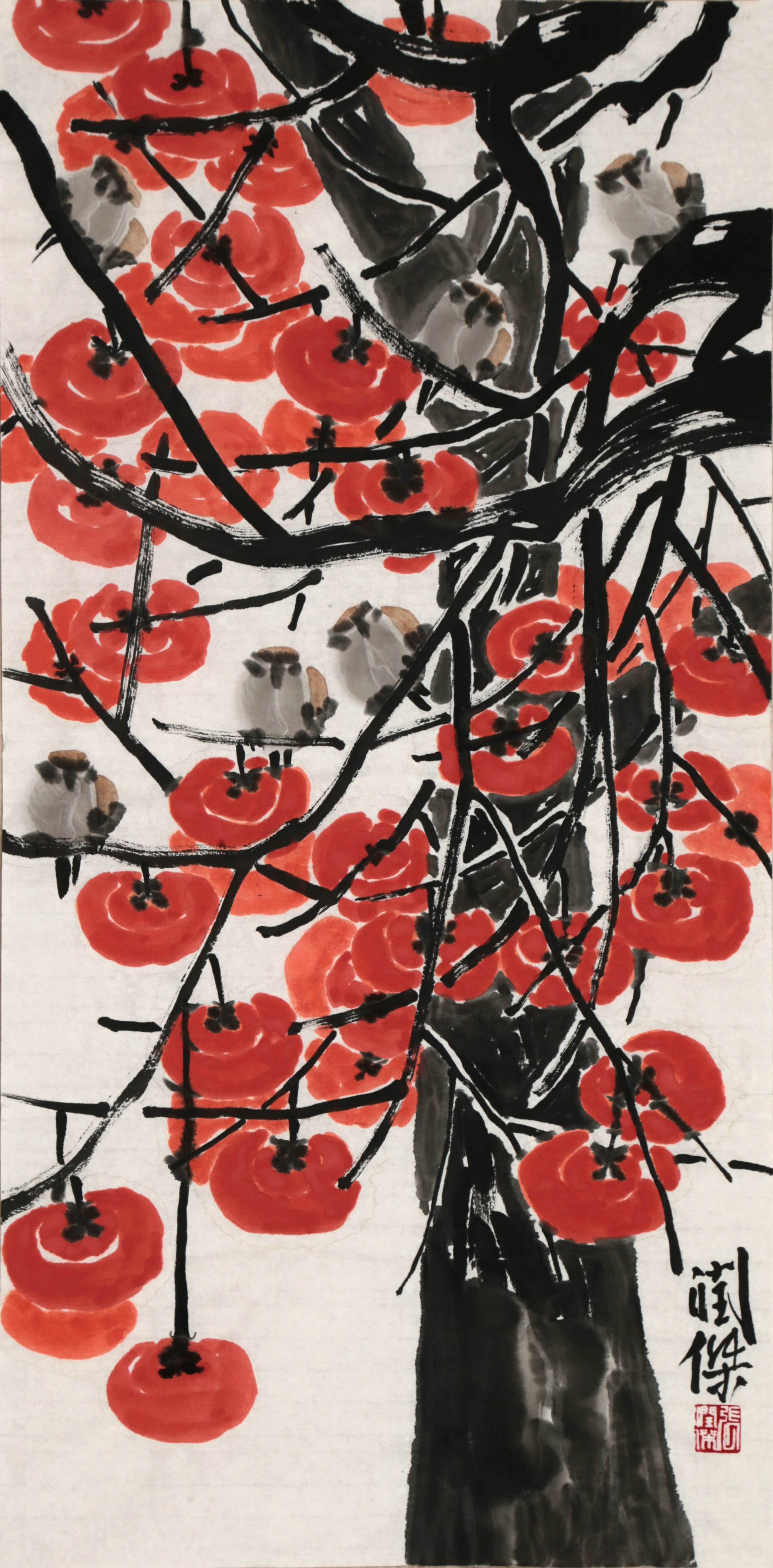 作品欣赏张润杰,中国传媒大学汤立工作室画家,北京闹红画会成员.