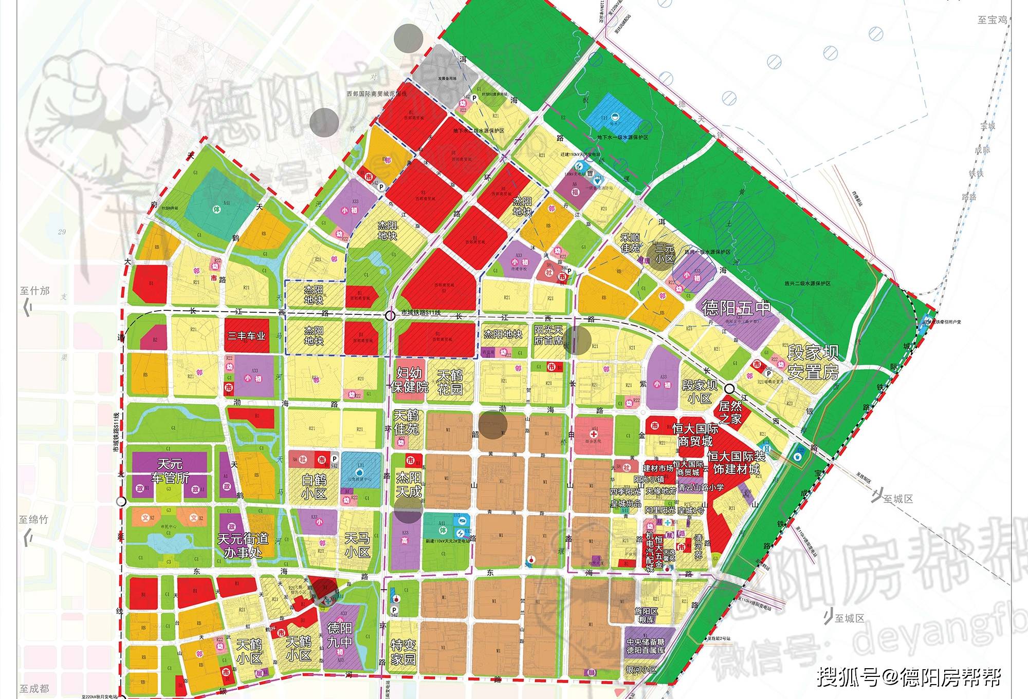 德阳城市规划高清大图图片