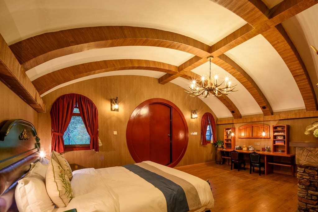 原创国内的霍比特人小屋民宿特别有童话氛围