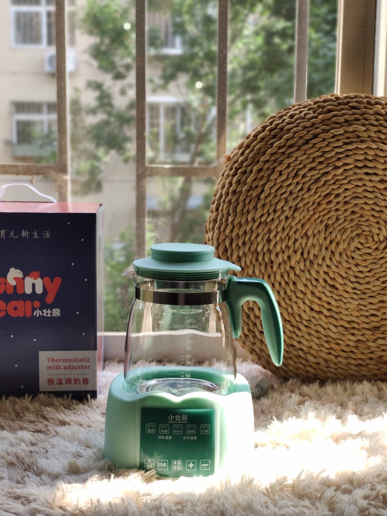 带娃熬出黑眼圈小壮熊婴儿恒温壶拯救泡奶日常