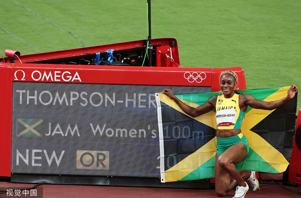 高清:女子百米飞人大战 汤普森打破尘封33年纪录