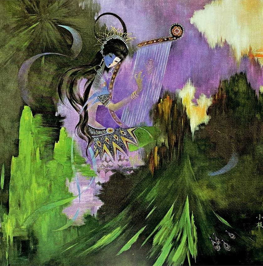 全国艺术名家邀请展香港女画家林小枝绘画作品赏析