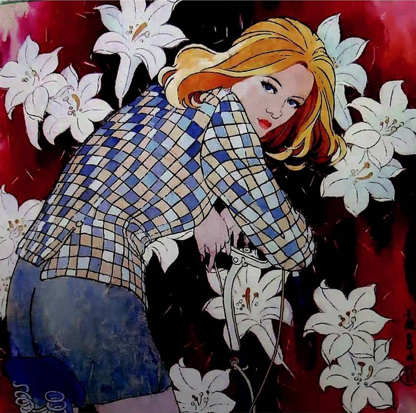 全国艺术名家邀请展—— 香港女画家林小枝绘画作品赏析_cm