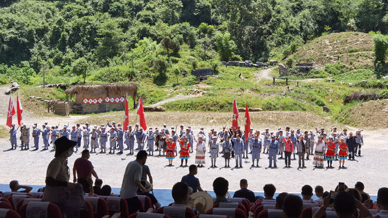 娄山关大捷实景演出图片