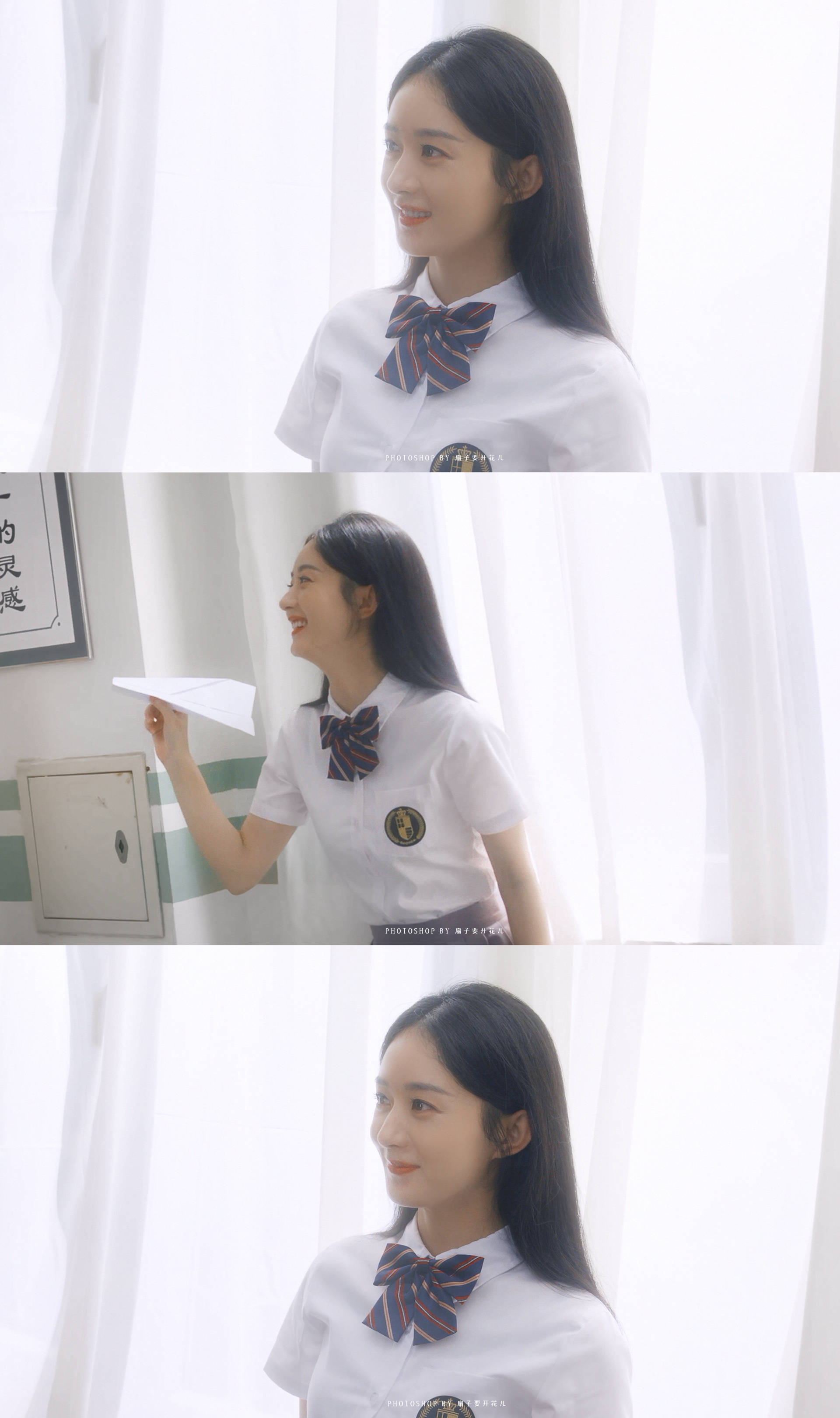 33岁的赵丽颖可以将自己的状态维持的这么好,穿上校服百褶裙,青春靓丽