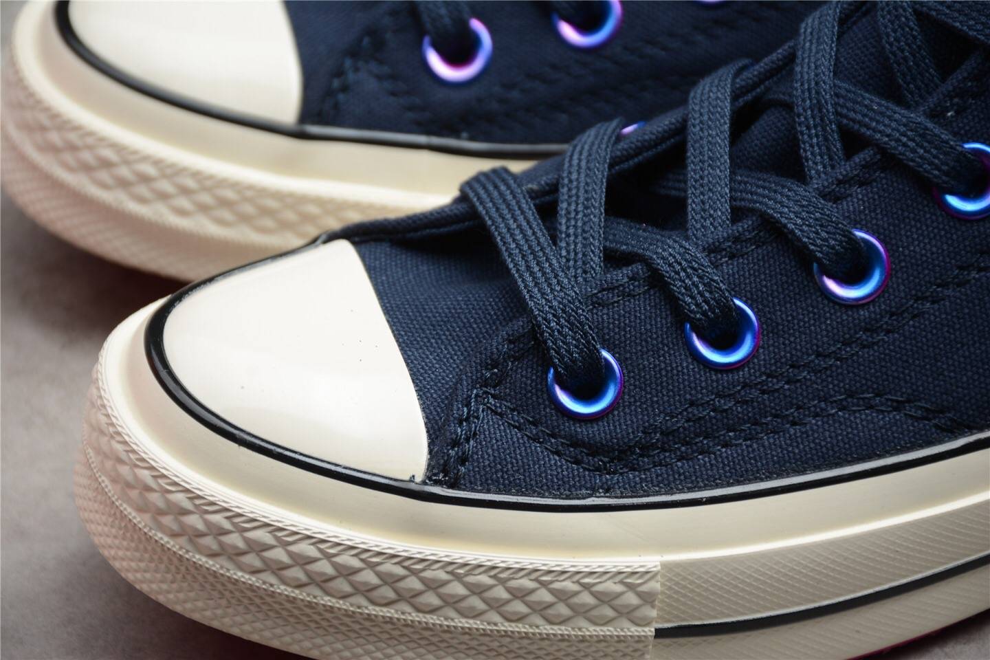 匡威魂动城市converse1970s上海霓虹限定暗夜蓝帆布鞋