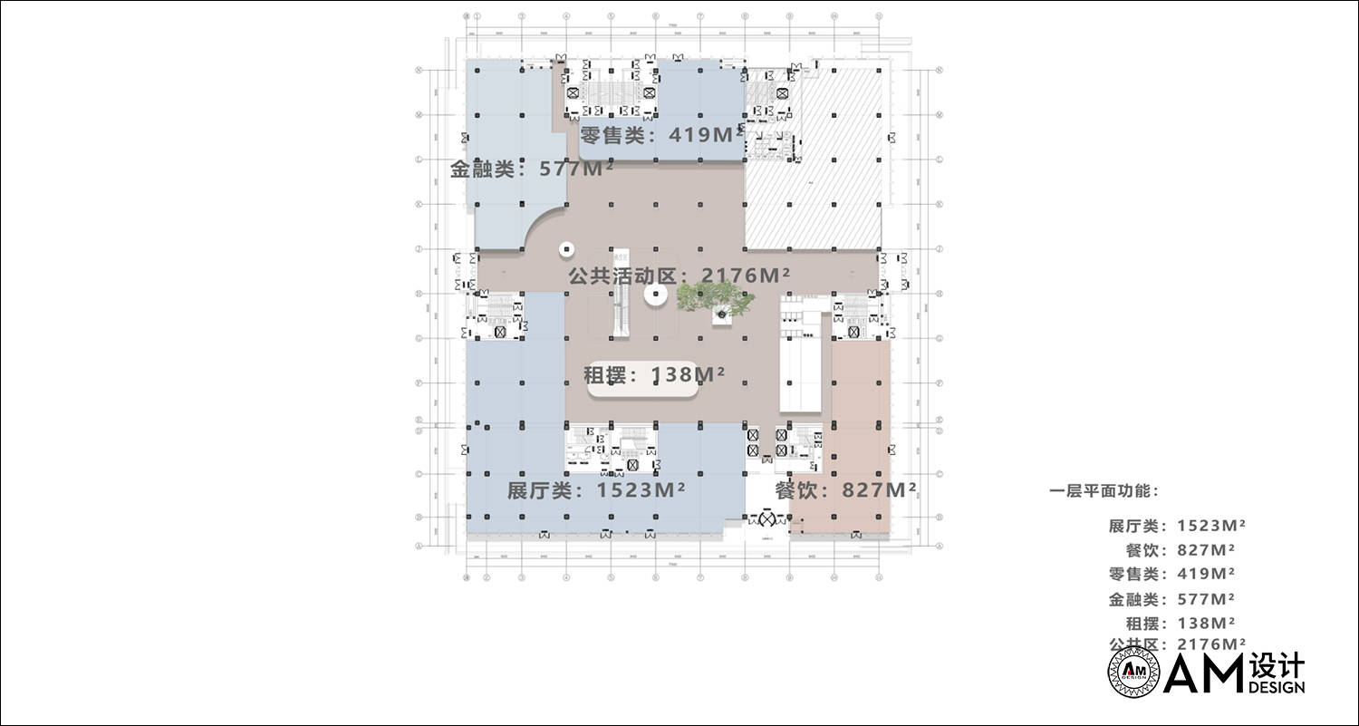 北京jhg锦荟港商业综合体设计三层平面图am设计 | 北京jhg锦荟港