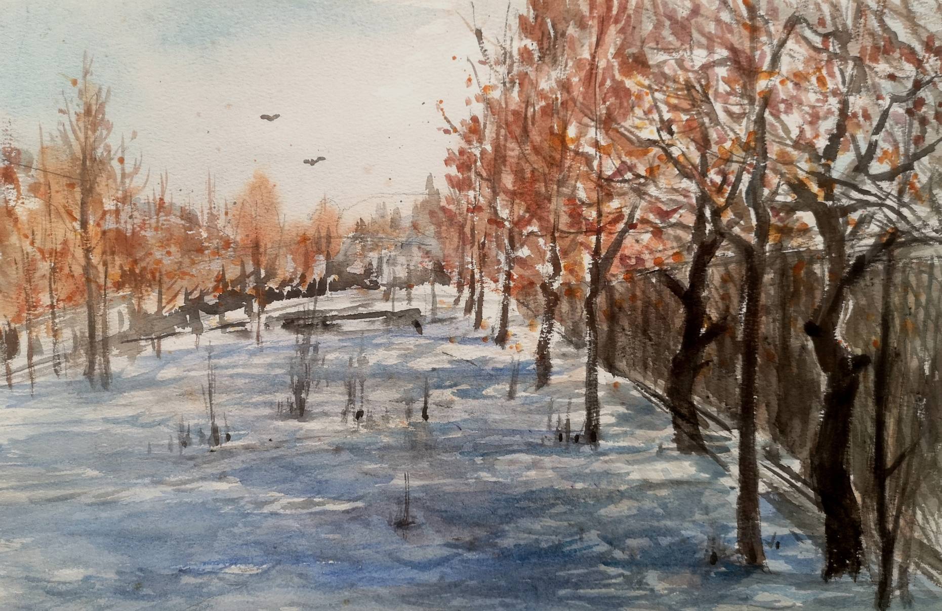 全国艺术名家邀请展—— 王东辉水彩画作品赏析_cm