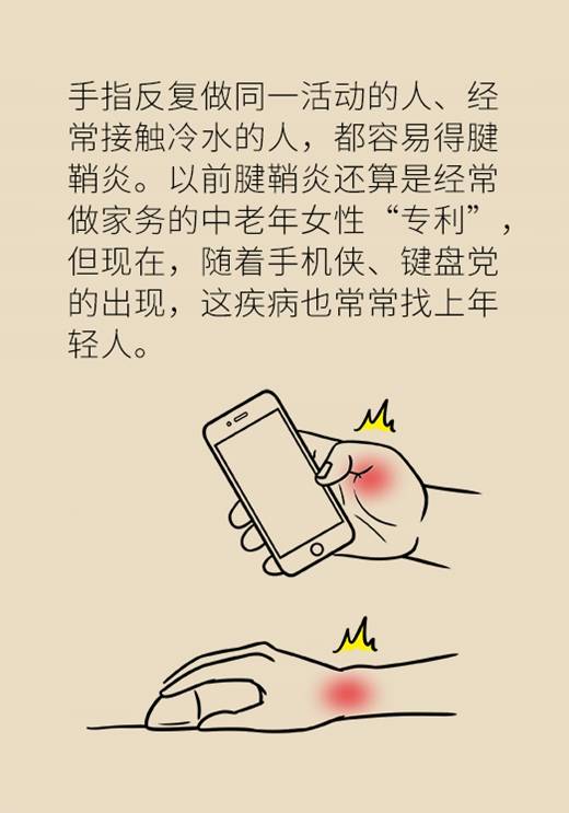 手机,包一按|手上有包一按就疼？手机玩多了都可能得这种病