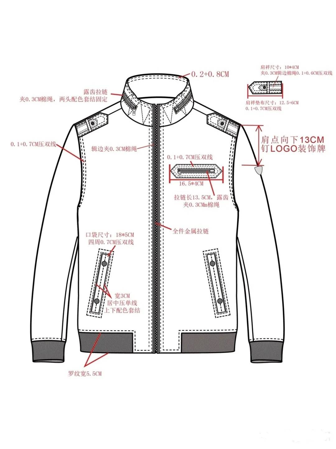 细节|入卡 | 服装设计必修课款式图分享