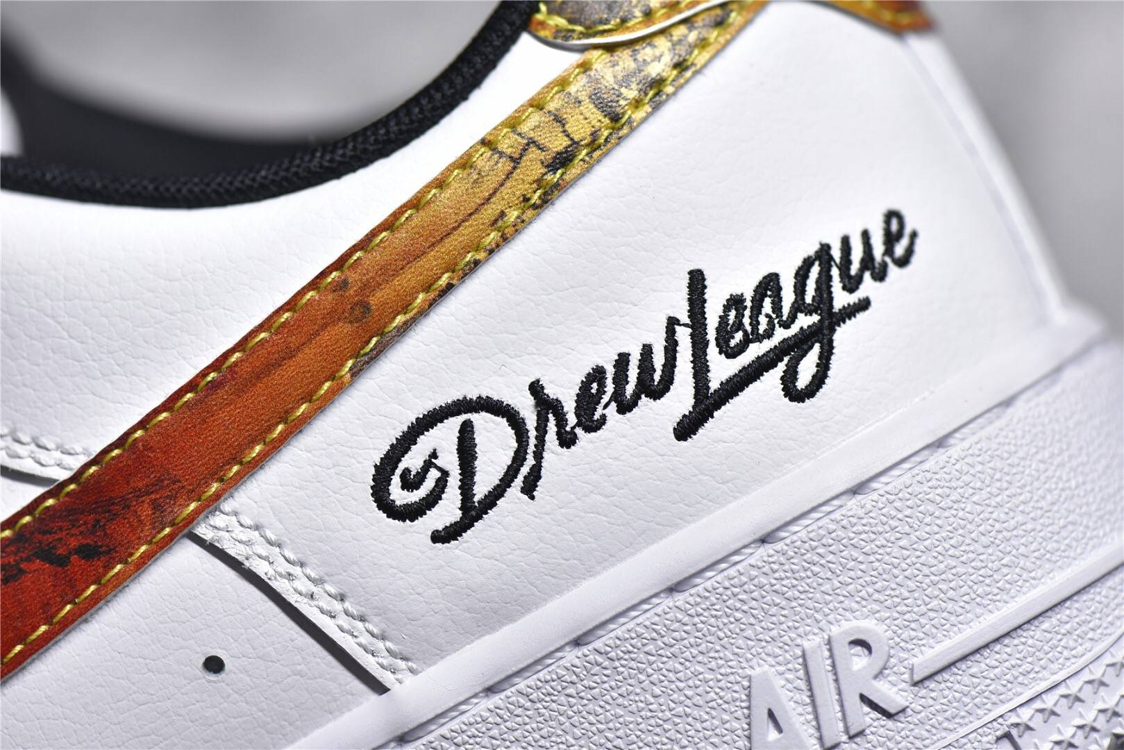 Nike|耐克德鲁联赛 Nike Air Force 1 Low Drew League 空军一号白橙运动鞋