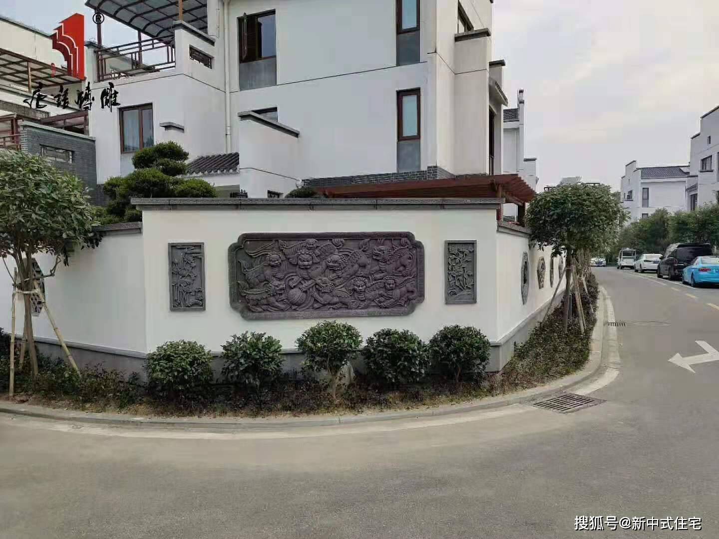 砖雕 外墙壁画大全山水壁画砖雕