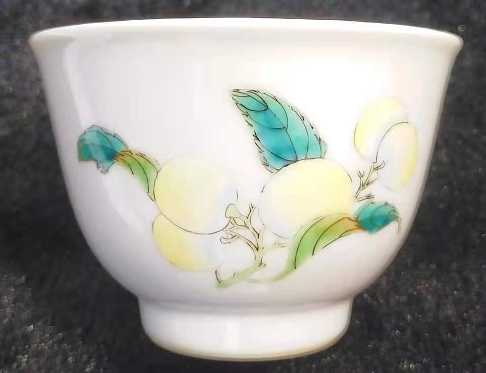 清雍正粉彩三多杯多子多福多寿喜庆吉祥古董收藏大家