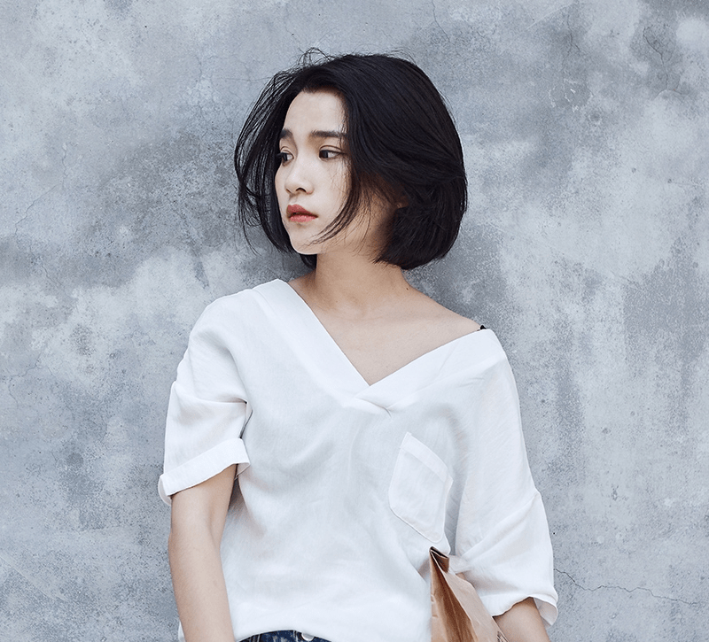 条纹|百搭好看V领衫