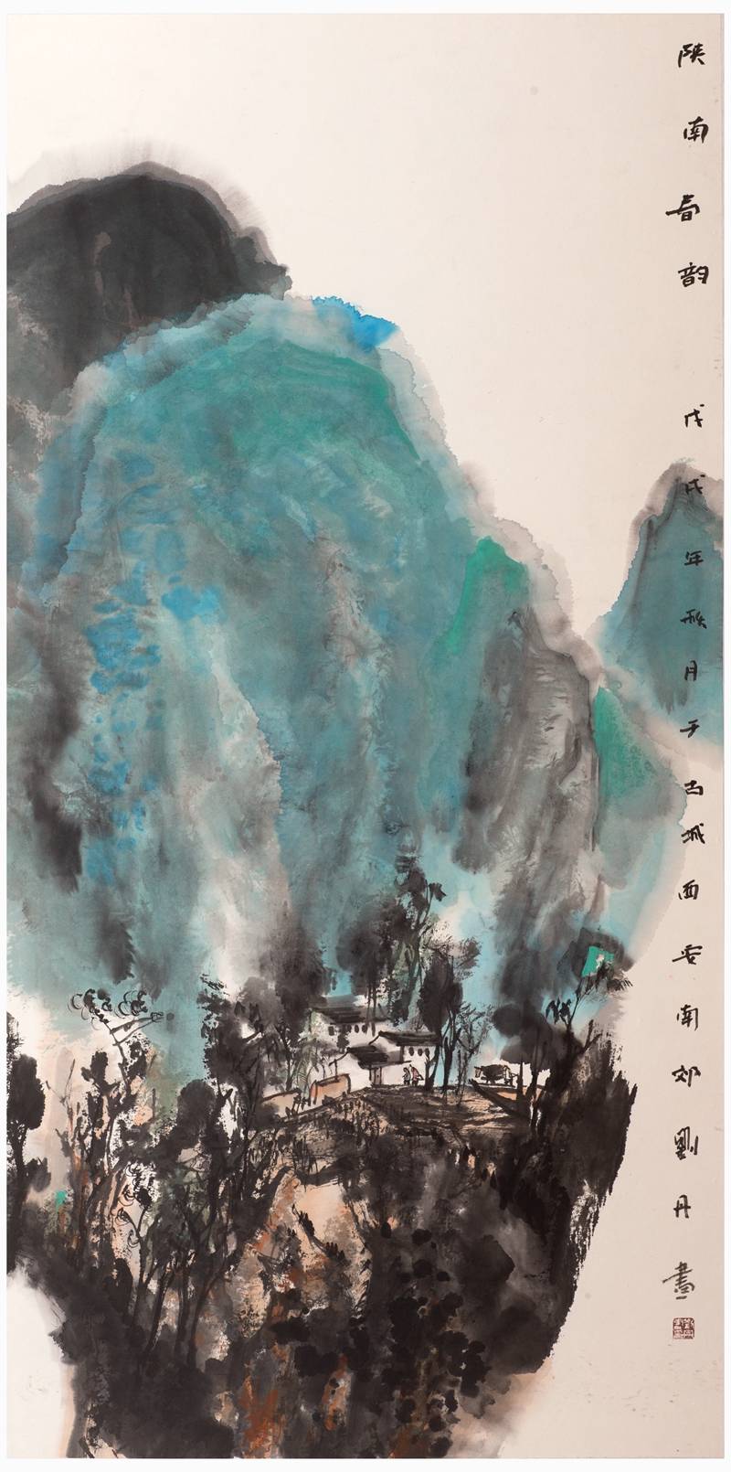 雅静恬淡墨韵田园刘丹当代水墨山水画作品欣赏