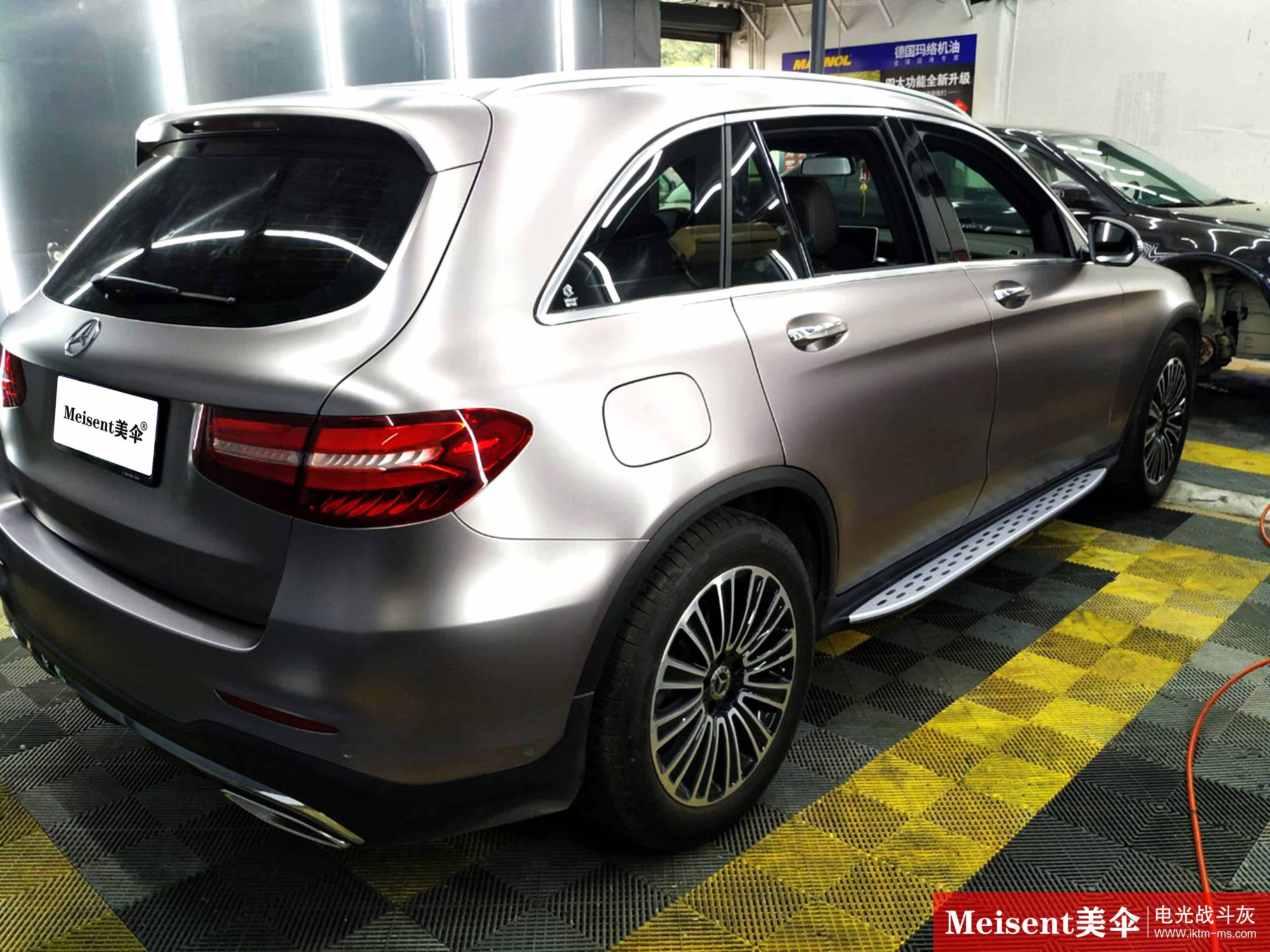 美国meisent美伞进口高端改色膜电光战斗灰奔驰