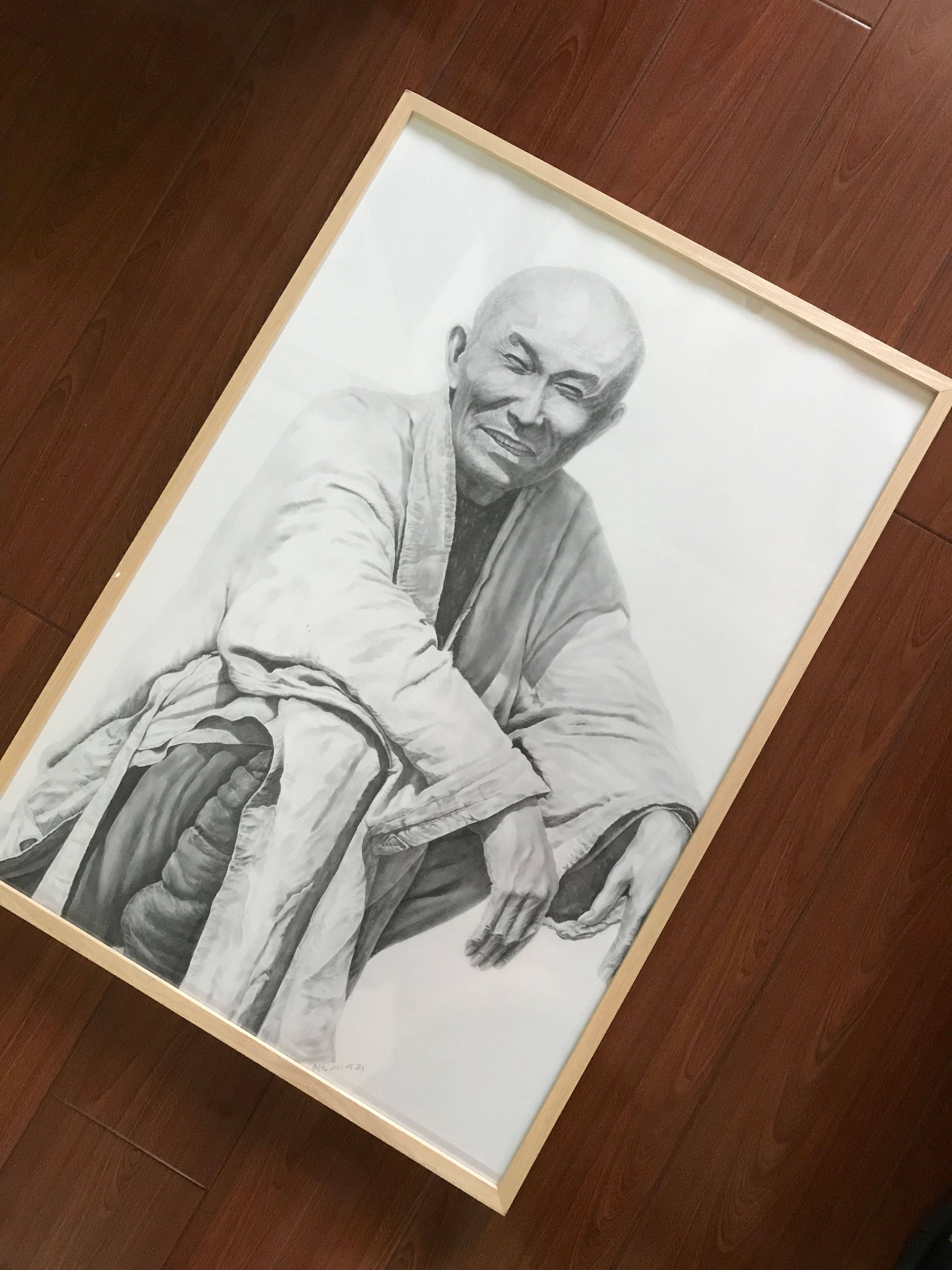 刘元的肖像素描作品20210608