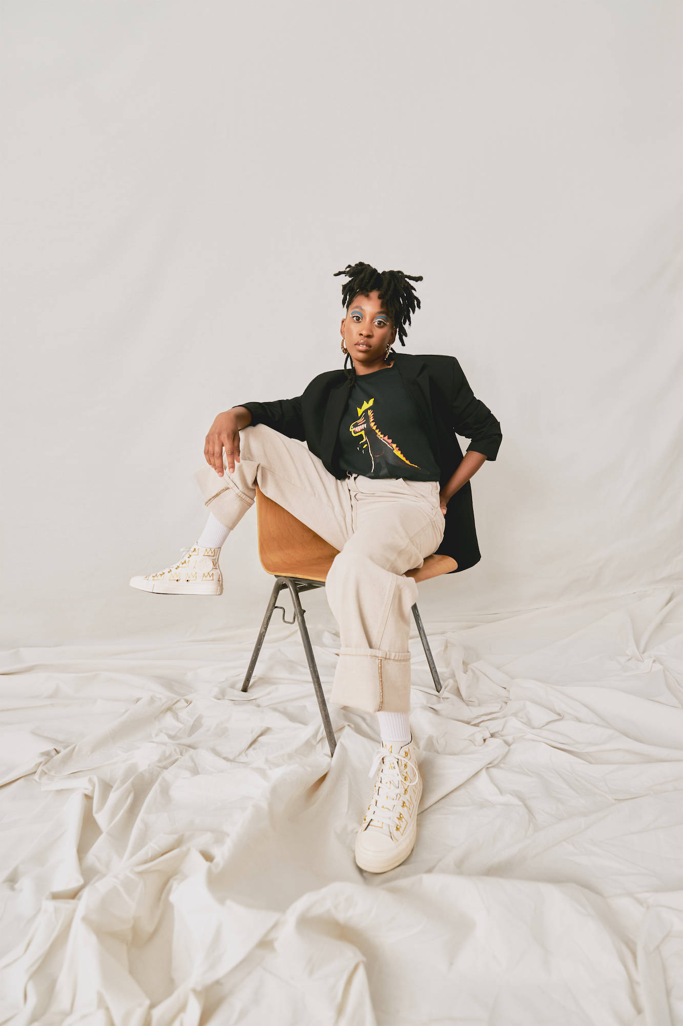 标志性|CONVERSE发布与传奇涂鸦艺术家Basquiat全新合作系列 潮酷涂鸦艺术 为经典加冕